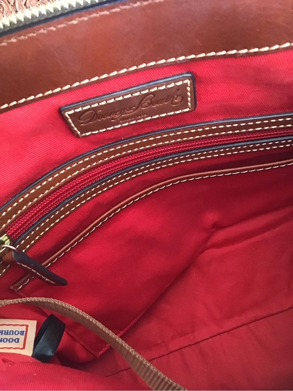 Dooney SET Cameron Satchel & Wallet Plum Wine - Picture 14 of 16